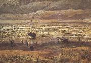 Vincent Van Gogh Beach at Scheveningen in Stormy Weather (nn04) oil painting picture wholesale